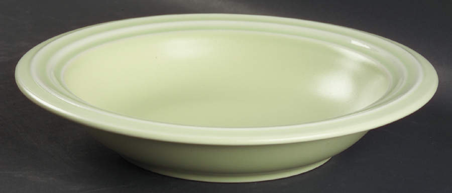 Terrace Pistachio (Green) Rim Soup Bowl by Pfaltzgraff-1