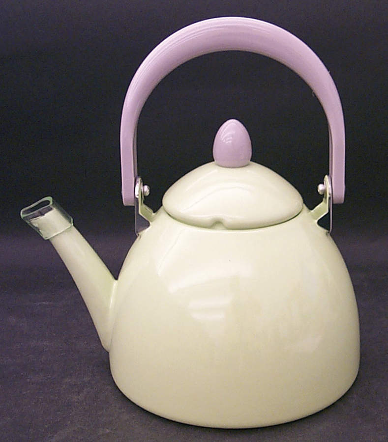 Terrace Pistachio (Green) Metal Kettle & Lid by Pfaltzgraff-1