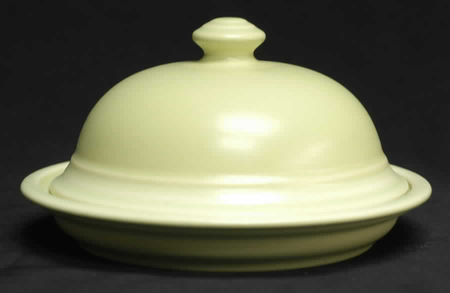 Terrace Pistachio (Green) Round Covered Butter by Pfaltzgraff-1