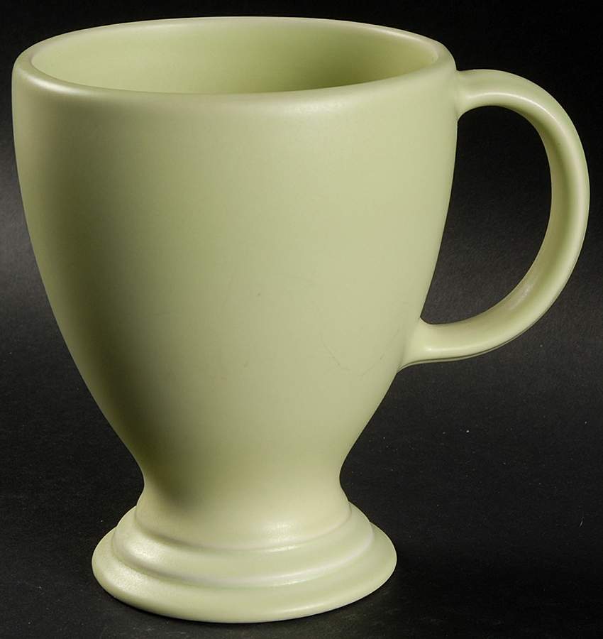 Terrace Pistachio (Green) Extra Large 16 Oz Pedestal Mug by Pfaltzgraff-1