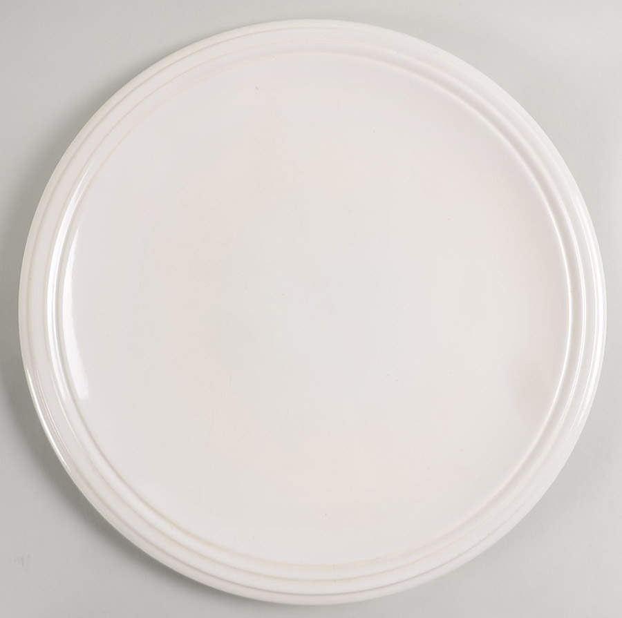 Terrace White 13" Chop Plate (Round Platter) by Pfaltzgraff-1
