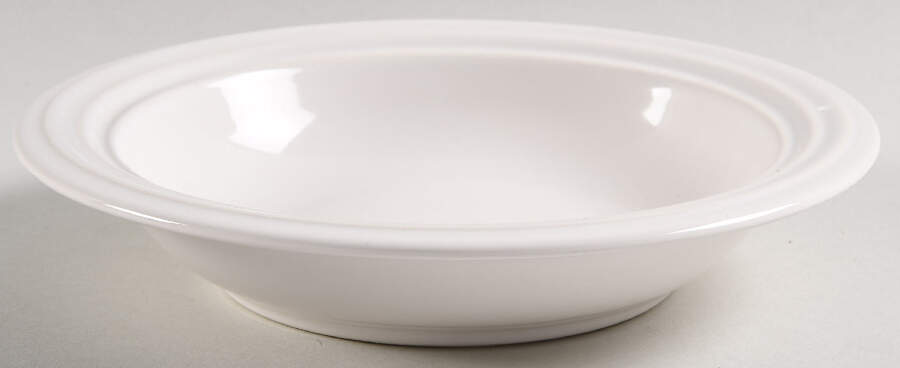 Terrace White Rim Soup Bowl by Pfaltzgraff-1