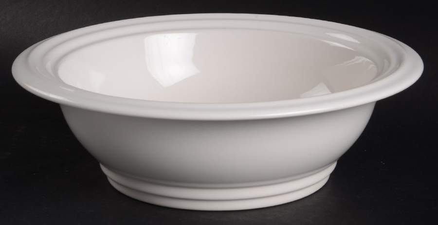 Terrace White 8" Round Vegetable Bowl by Pfaltzgraff-1