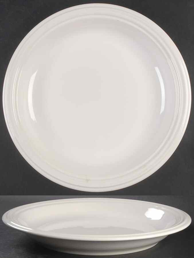Terrace White Deep Round Platter by Pfaltzgraff-1
