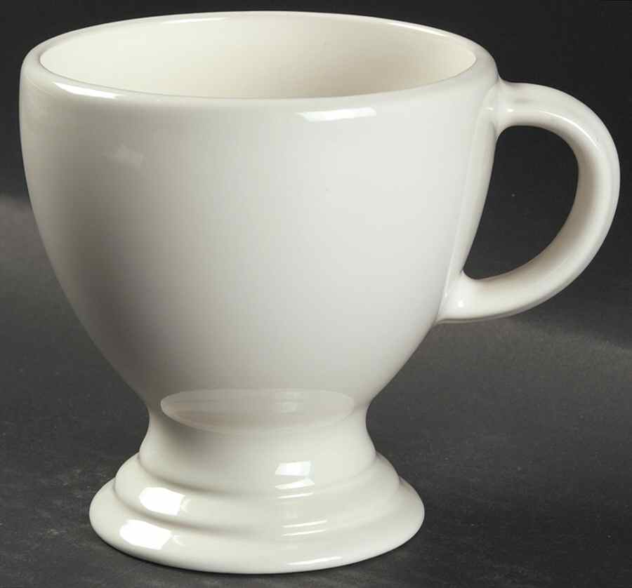 Terrace White Footed Mug by Pfaltzgraff-1