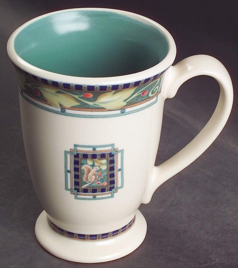 Forest Pedestal Mug by Pfaltzgraff-1