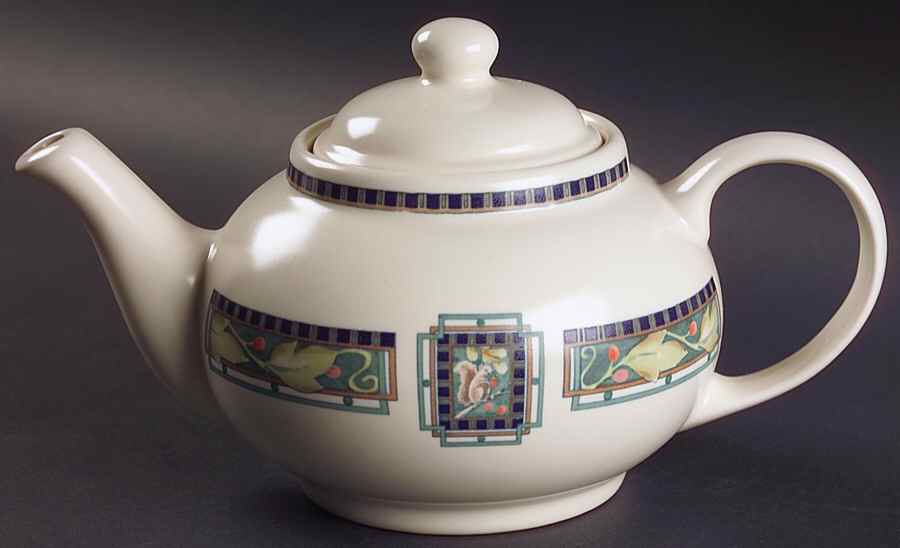Forest Teapot & Lid by Pfaltzgraff-1