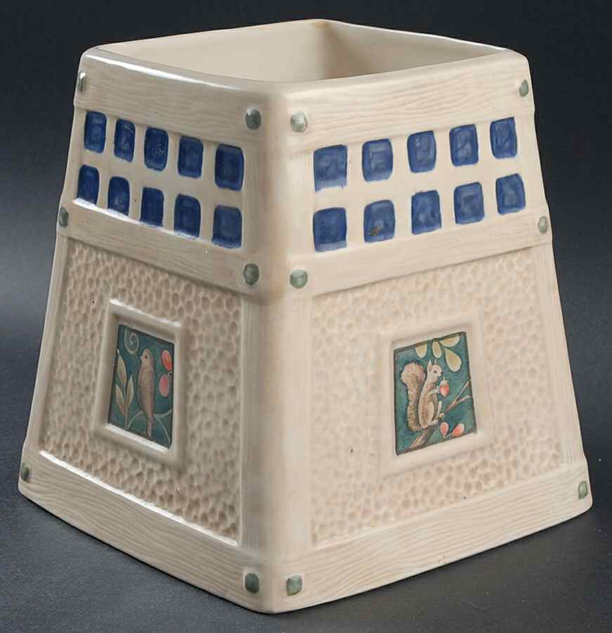 Forest Sculpted Cookie Jar No Lid by Pfaltzgraff-1