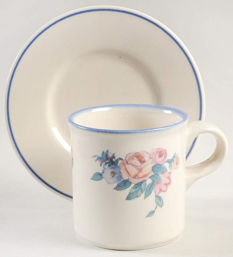 Gatehouse Flat Cup & Saucer Set by Pfaltzgraff-1