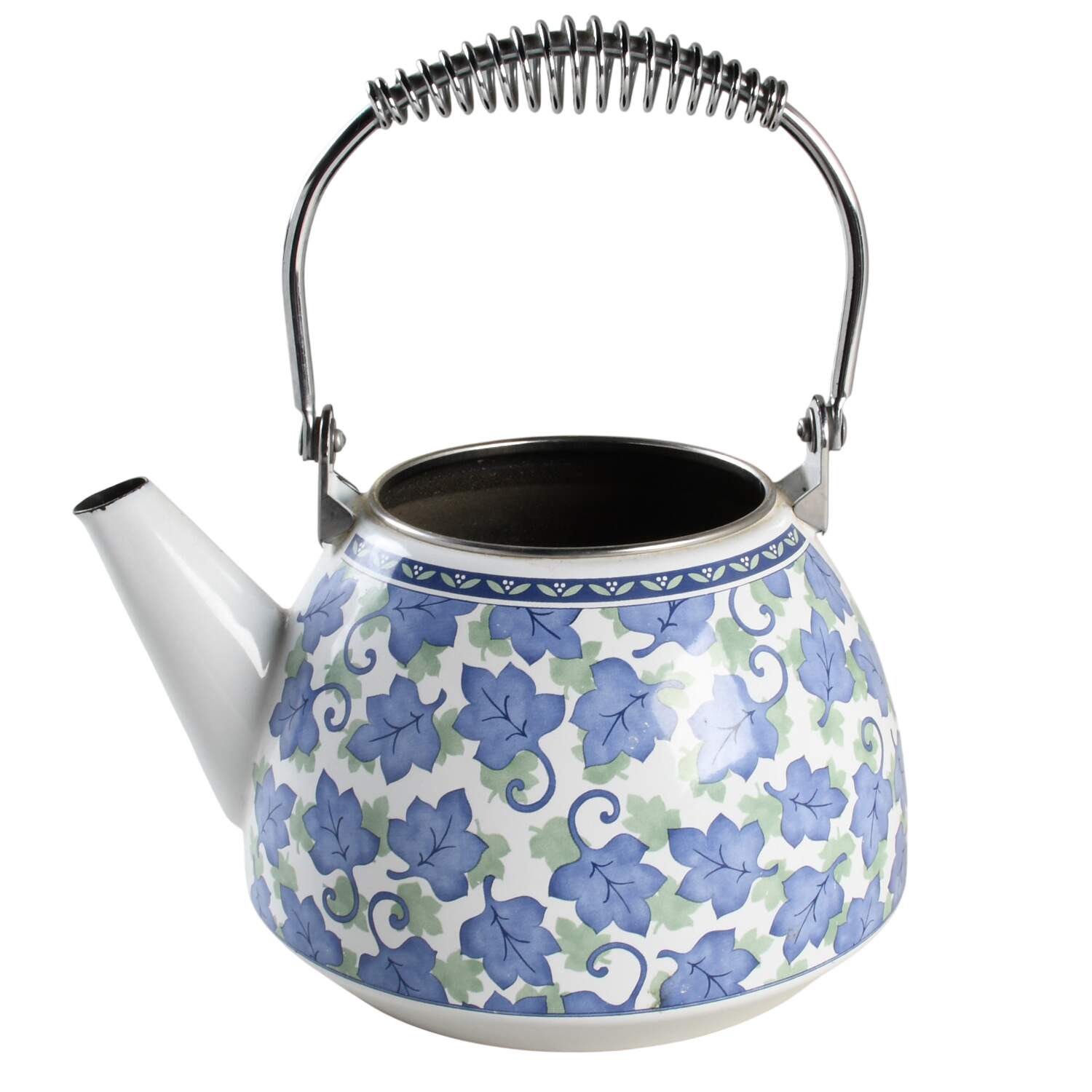 Blue Isle Metal Kettle No Lid by Pfaltzgraff-1