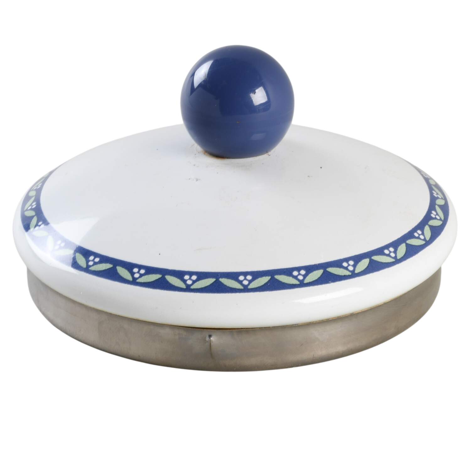 Blue Isle Lid for Metal Kettle by Pfaltzgraff-1
