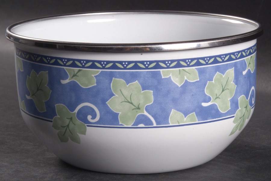 Blue Isle 7" Metal Bowl by Pfaltzgraff-1