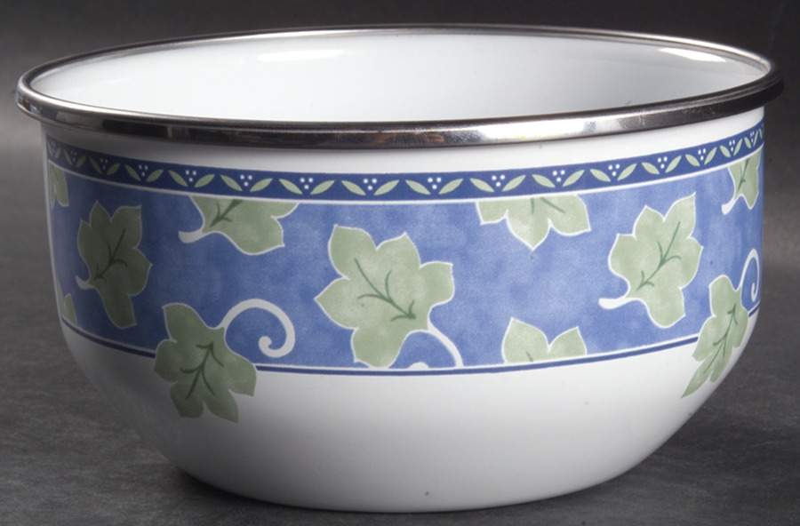 Blue Isle 5 3/4" Metal Bowl by Pfaltzgraff-1