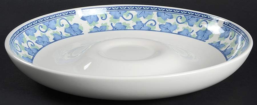 Blue Isle Chip Bowl/Plate for Chip & Dip Set by Pfaltzgraff-1