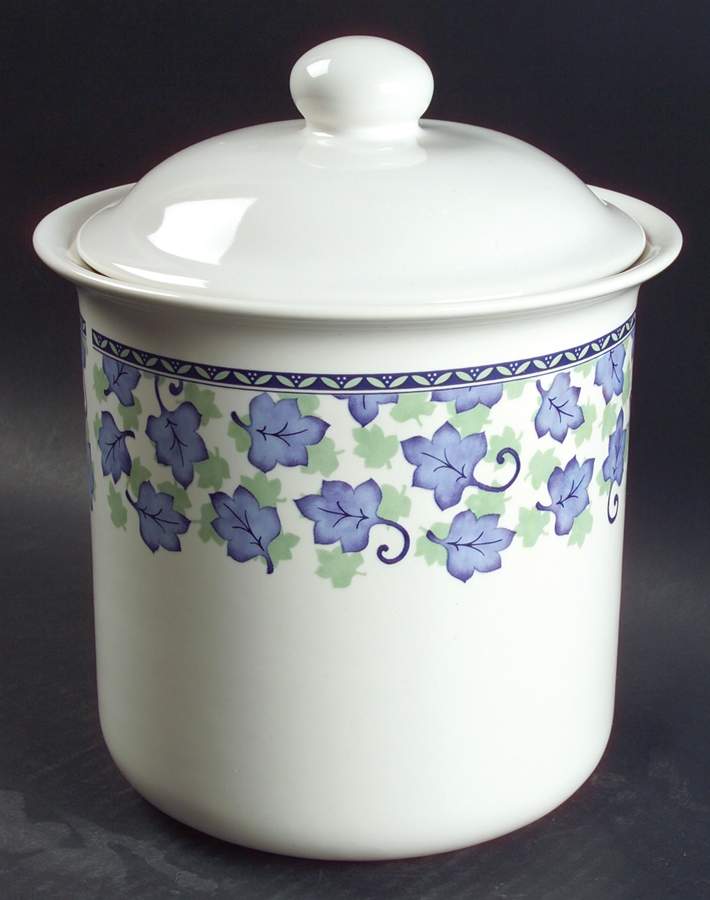 Blue Isle Small Canister & Lid by Pfaltzgraff-1