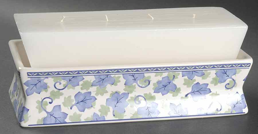 Blue Isle 4 Wick Brick Candle Set by Pfaltzgraff-1