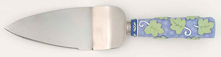 Blue Isle Resin Handle Cake Server by Pfaltzgraff-1