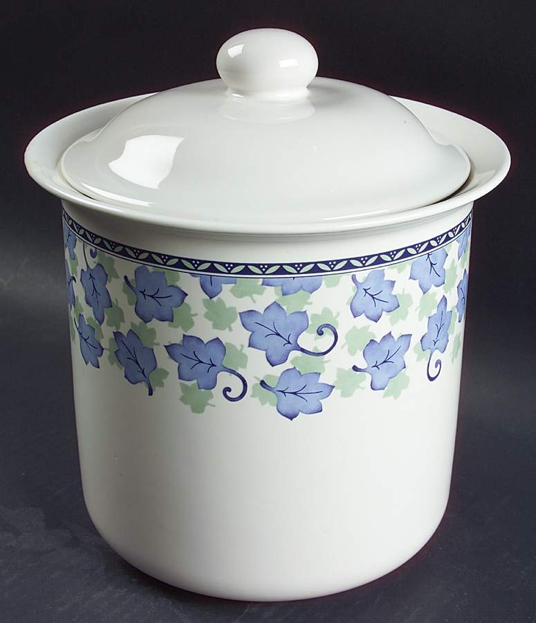 Blue Isle Medium Canister & Lid by Pfaltzgraff-1