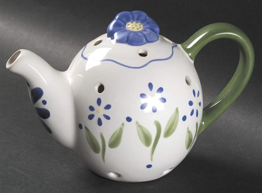 Cloverhill Floral Incense Burner, Top Only by Pfaltzgraff-1