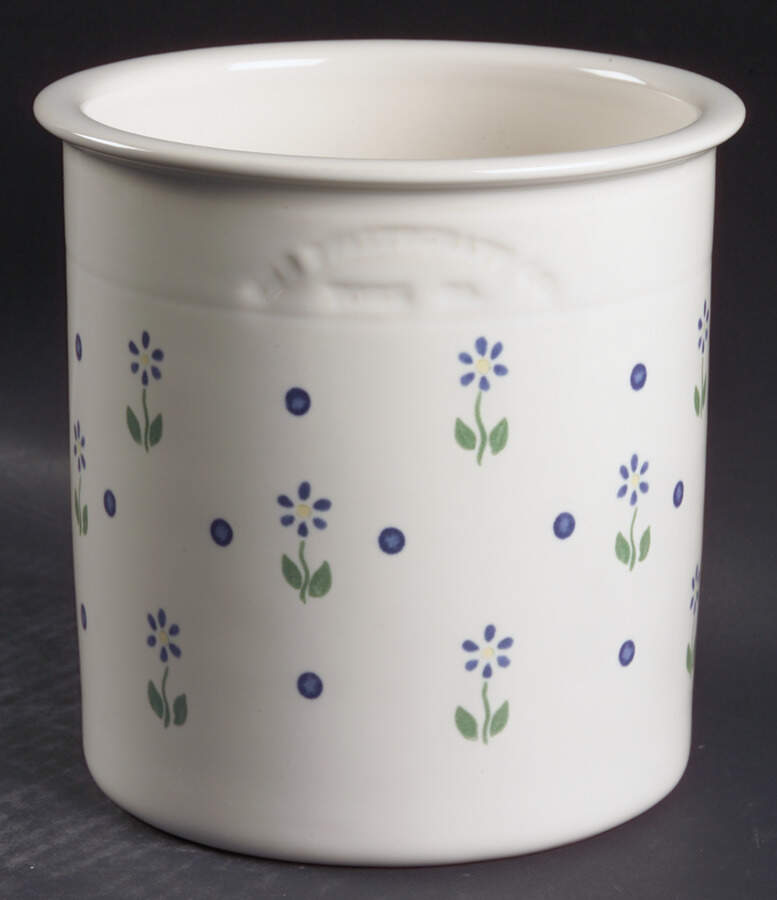 Cloverhill Floral Large Gadget Crock by Pfaltzgraff-1