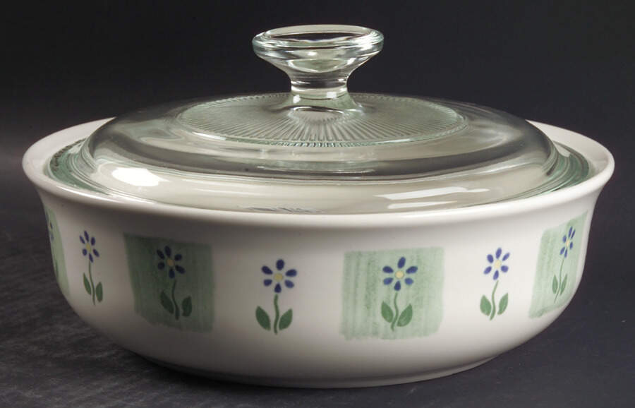Cloverhill Floral 1 Qt Round Covered Casserole by Pfaltzgraff-1