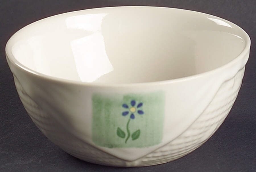 Cloverhill Floral 5" Basket Bowl by Pfaltzgraff-1