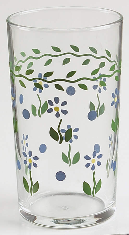 Cloverhill Floral 6 Oz Glassware Juice by Pfaltzgraff-1