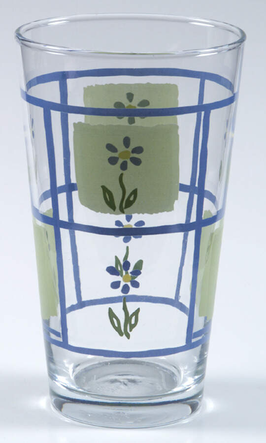 Cloverhill Floral 16 Oz Glassware Cooler by Pfaltzgraff-1