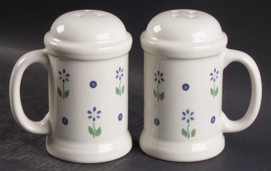 Cloverhill Floral Stove Top Salt & Pepper Set by Pfaltzgraff-1