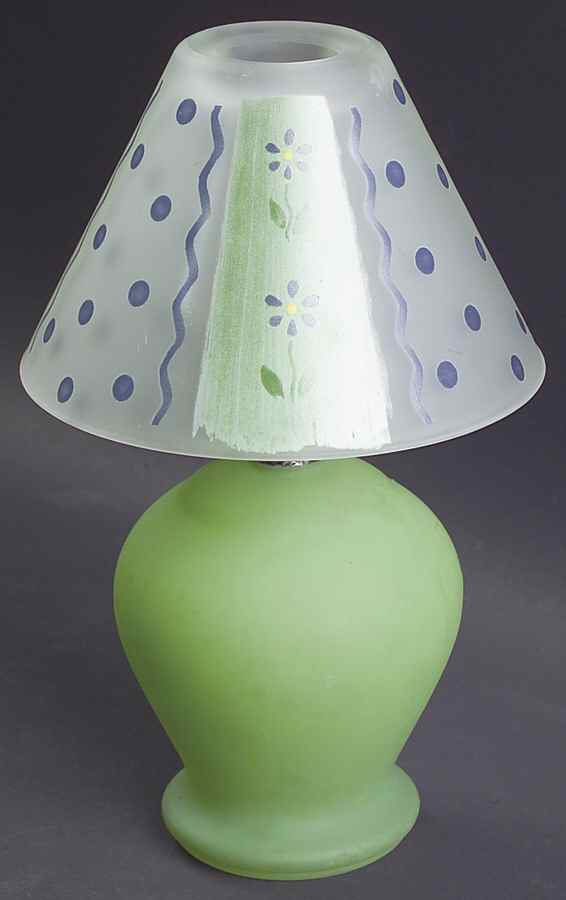 Cloverhill Floral Tea Light Lamp with Shade by Pfaltzgraff-1