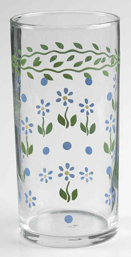 Cloverhill Floral 14 Oz Glassware Tumbler by Pfaltzgraff-1