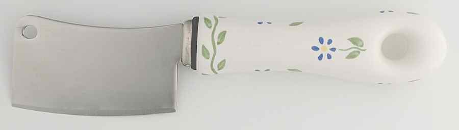 Cloverhill Floral Cheese Cleaver with Stainless Blade by Pfaltzgraff-1