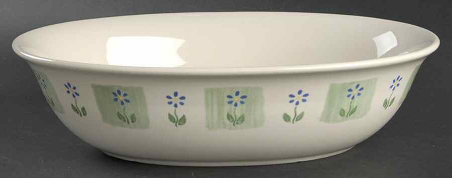 Cloverhill Floral 11" Oval Vegetable Bowl by Pfaltzgraff-1