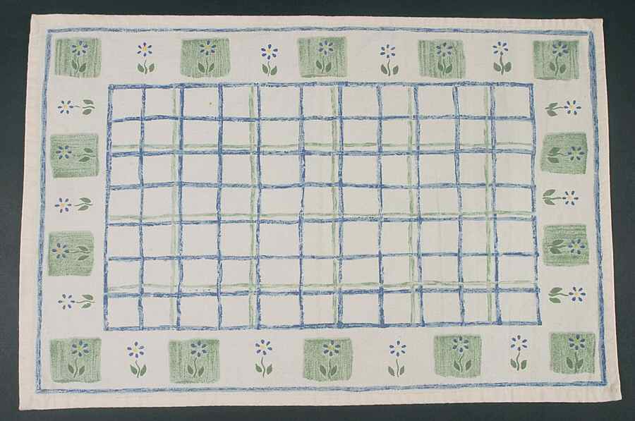 Cloverhill Floral Cloth Placemat by Pfaltzgraff-1