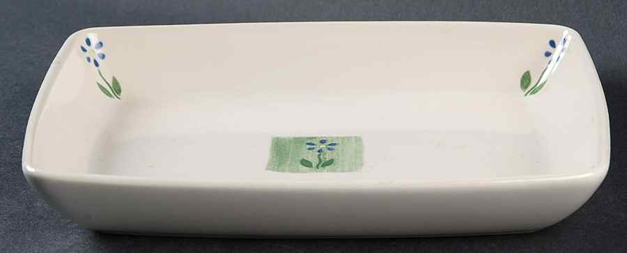 Cloverhill Floral Tray for Individual Dipper Set by Pfaltzgraff-1