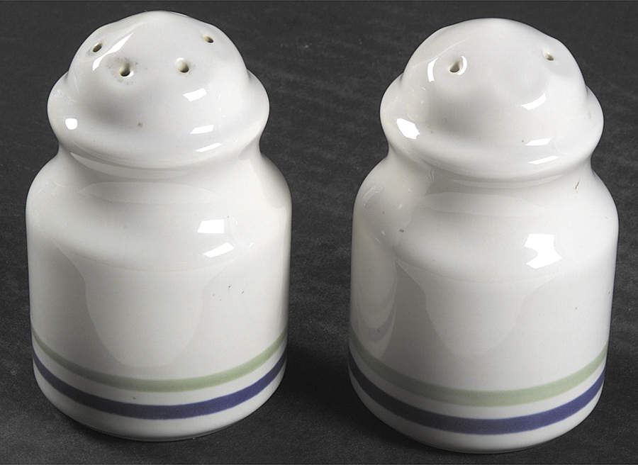 Cloverhill Band Salt & Pepper Set by Pfaltzgraff-1