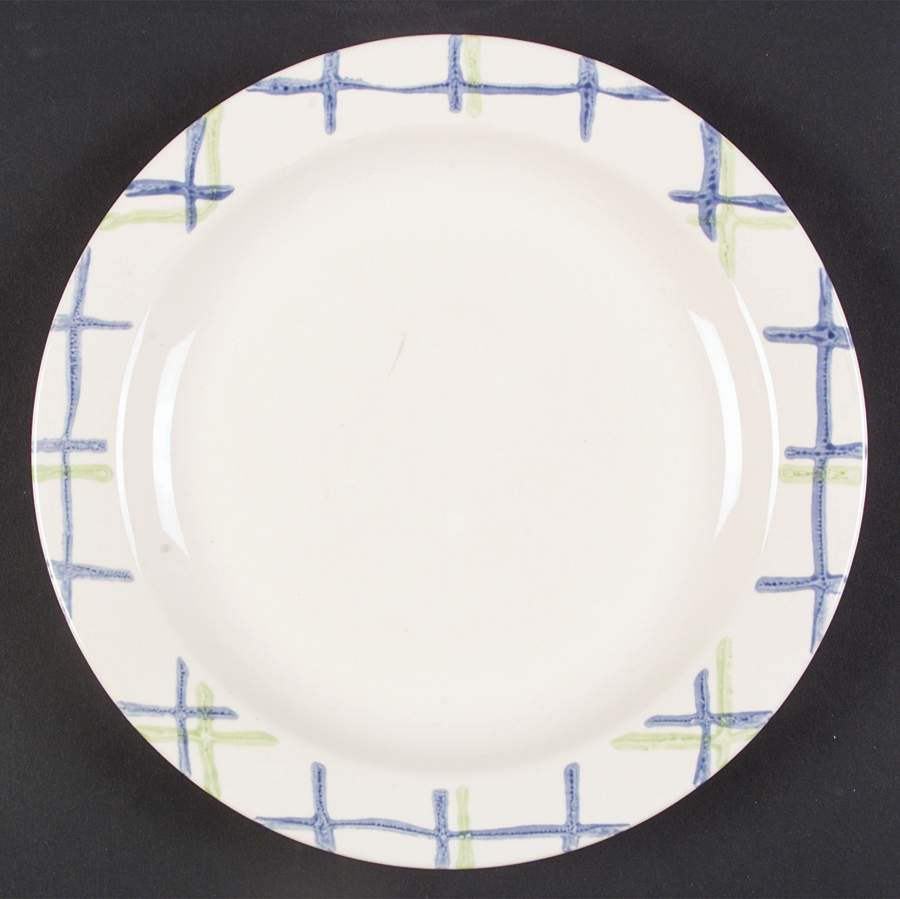 Cloverhill Plaid Salad Plate by Pfaltzgraff-1