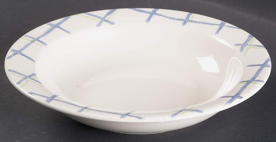 Cloverhill Plaid Soup/Cereal Bowl by Pfaltzgraff-1