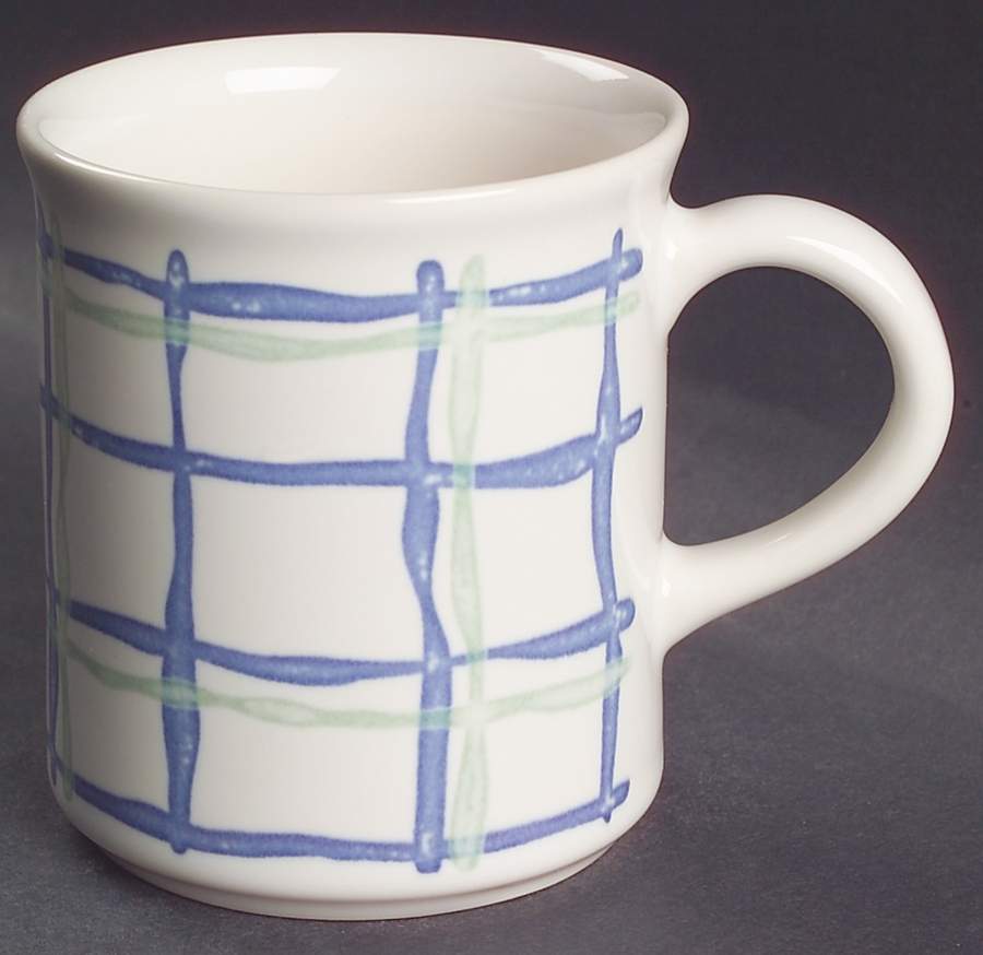 Cloverhill Plaid Mug by Pfaltzgraff-1