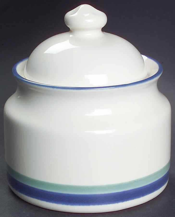 Wyngate Band Sugar Bowl & Lid by Pfaltzgraff-1
