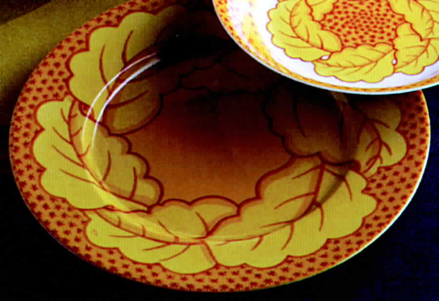 Plein Soleil Dinner Plate by Porcelaine De Paris-1