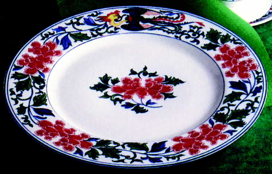 Ming Dinner Plate by Porcelaine De Paris-1