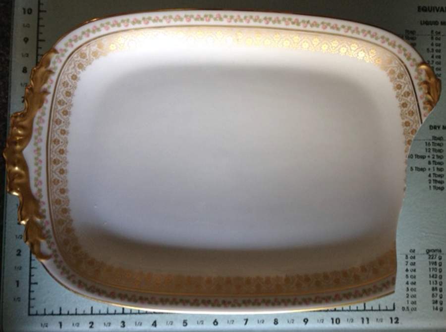 POY124 16" Rectangular Serving Platter by Jean Pouyat-1