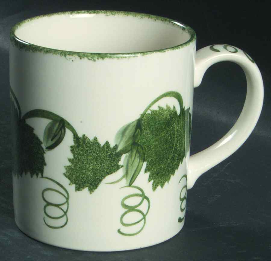 Green Leaf Mug by Poole Pottery-1