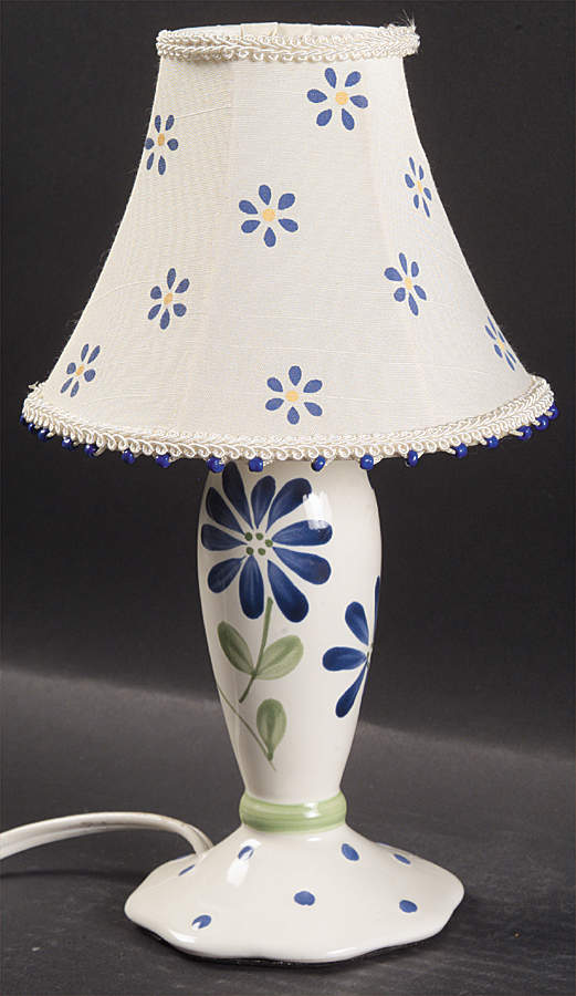 Springwood Candlestick Lamp & Shade by Pfaltzgraff-1