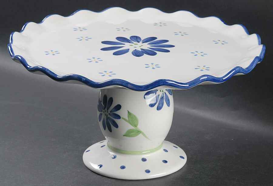 Springwood 12" Diameter Pedestal Cake Stand by Pfaltzgraff-1