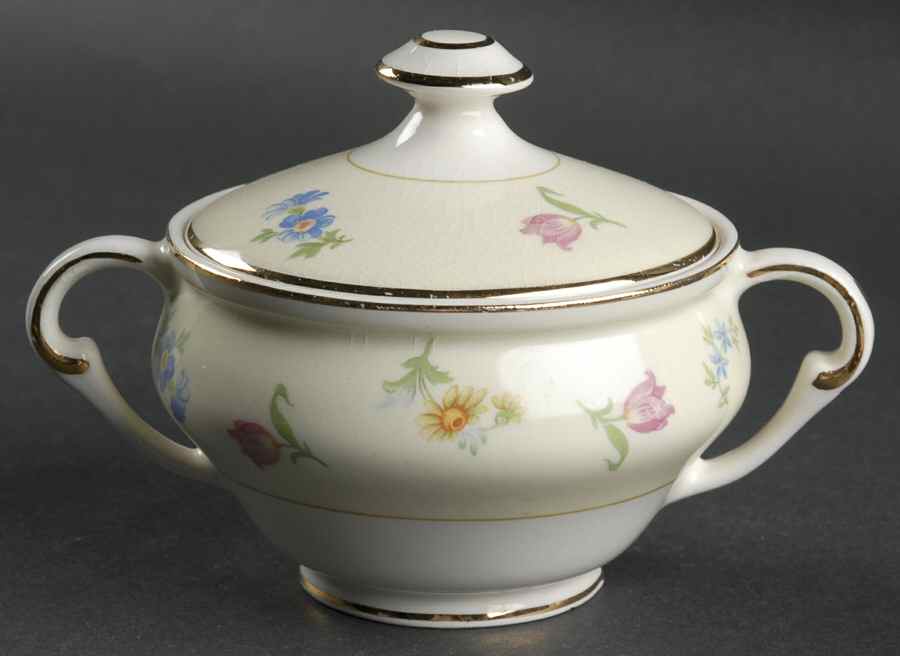 Pinafore Revere Sugar Bowl & Lid by Pope Gosser-1