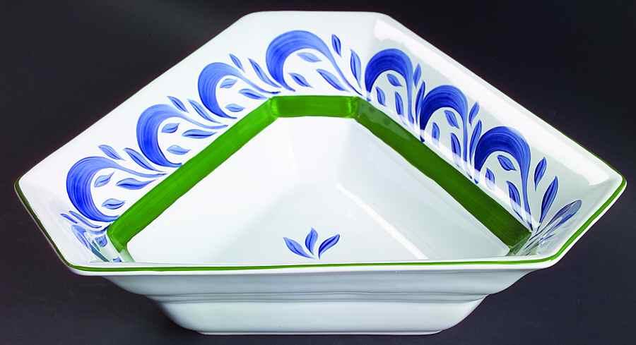 Cascades Triangular Vegetable Bowl by Presenttense-1