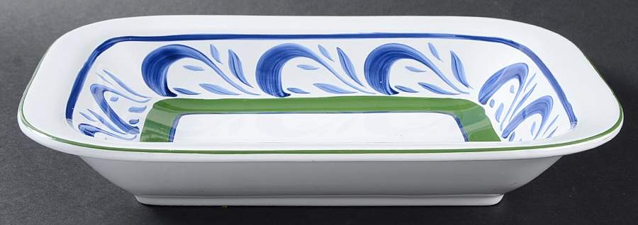 Cascades 11" Rectangular Vegetable Bowl by Presenttense-1