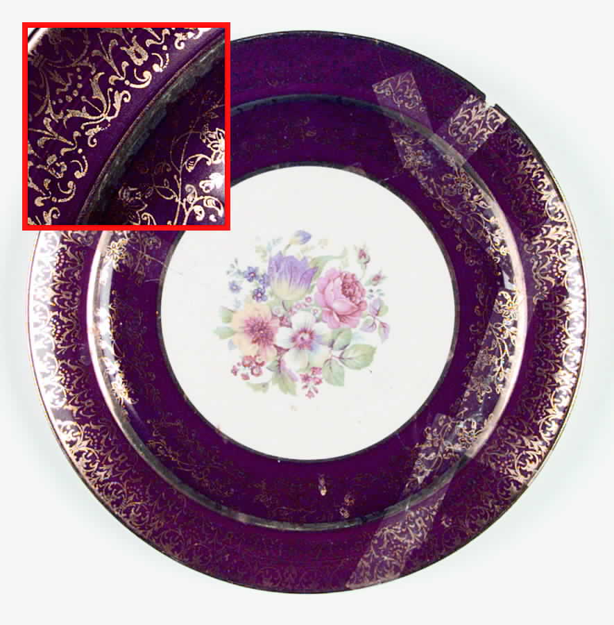 PCP102 Dinner Plate by Paden City-1